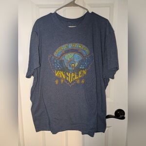 Van Halen 1984 Tour Graphic Tee - Blue